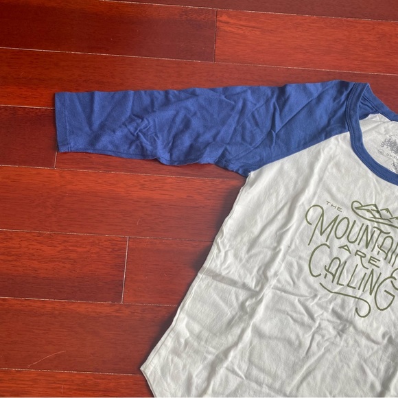 United by Blue And I Must Go Raglan T-Shirt Women XS - Picture 2 of 2